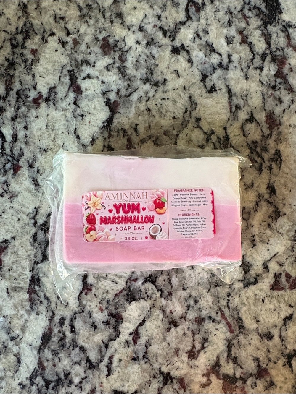 Aminnah Yum Marshmallow Soap Bar